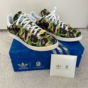 Adidas Stan Smith x BAPE 30th Anniversary Shoe